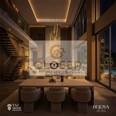 With only a 500,000 EGP down payment, you can own a Duplex in the most prestigious compound in the New Administrative Capital (De Joya 4) – featuring