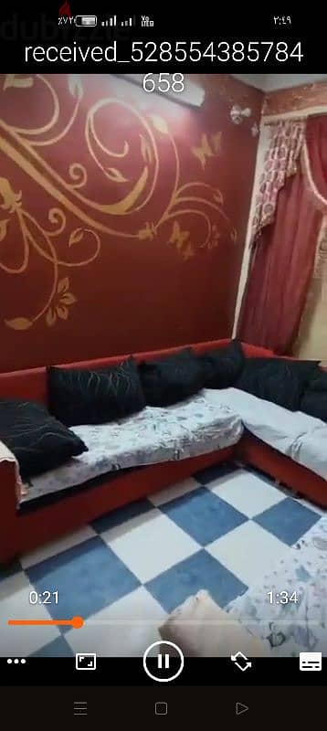 ركنة خشب زان احمر