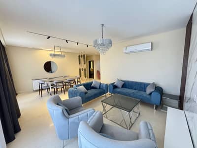 Apartment ultra modern finishing fully furnished for rent at 90 Avenue compound New Cairo near to garden and pool, Gym near to Porto and sodic , EDNC.