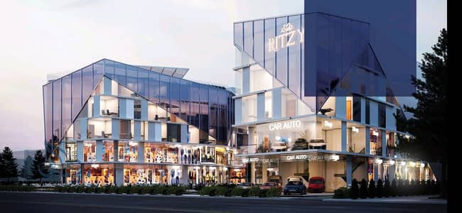 Commercial shop for sale in Ritzy Mall, Sheikh Zayed, already rented with guaranteed monthly income.
