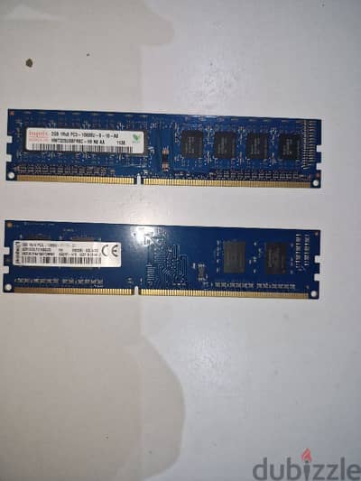ram 2 × 2gb.      سعر الواحده 450 جنيه