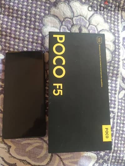شاومى poco f5 معالج رائد اسناب 7+gen 2 بالكارتونة فقط كسر زيرو