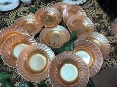 طقم اركوبال مكسيكي اصلى ١٢ طبق برتقالي