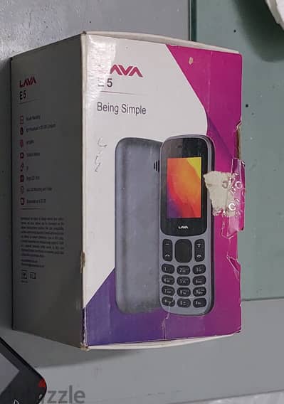 كسر زيرو تليفون Lava معاه العلبه والضمان وشاحن