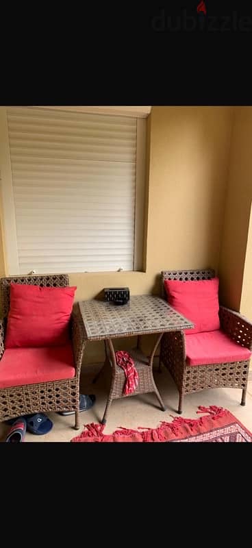 balcony set 4 chairs 1 table …ست بلكونة ٤ كراسي وترابيزة