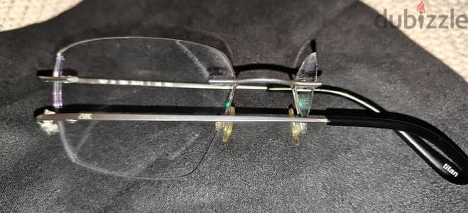 pure titanium rimless glasses - نظارة تيتانيوم 100%