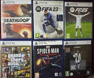 العاب بلايستيشن 4,5 ويشتغلوا على الفايف رقمي مع التفاصيل  الاعلان
