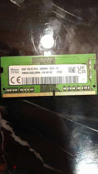 8 GB - RAM 3200MHz - ddr4 for laptop