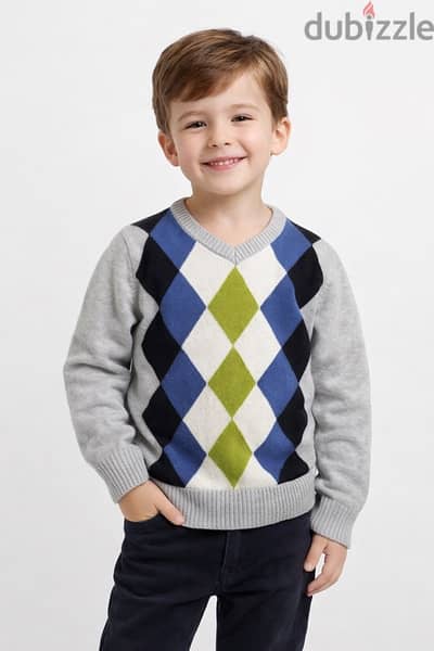 بلوفر  gymboree من امريكا مستعمل  حالة ممتازة  مقاس من ٥ ل ٦