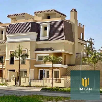 villa for sale 206m prime location at sarai new cairo