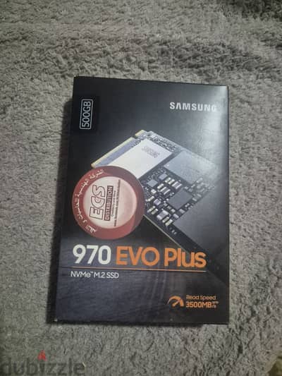 Samsung 970 EVO Plus 500GB - كسر زيرو تماماً - صحة 100% - ضمان 4 سنين