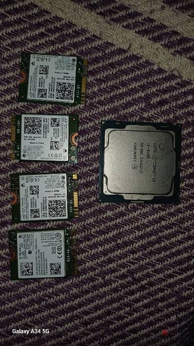 بروسسور intel i3 جيل ٨ وكروت واي فاي وبلوتوث