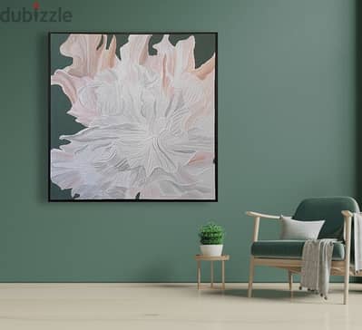 Abstract Textured Painting Size 100x100