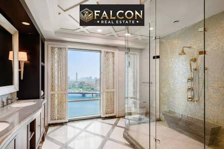 380m apartment on the Nile in Zamalek (inside the Sant Regis  ) next to the Four Seasons Hotel, fully finished with furniture and appliances.