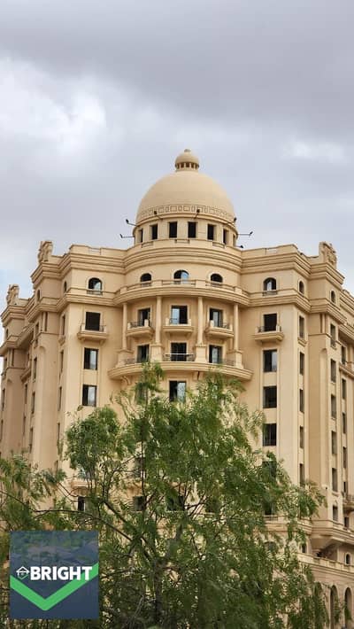 بأفضل خدمات ع الاطلاق هتستلم وبنص الثمن شقة 136م متشطبة بتكيفات بفيو متميز ع البرج الايقوني ف نيو جاردن سيتي ع محور بن زايد الجنوبي - new garden city