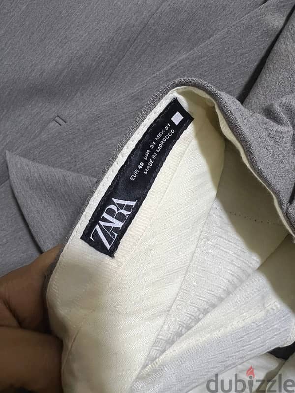 Zara suit one time use 4