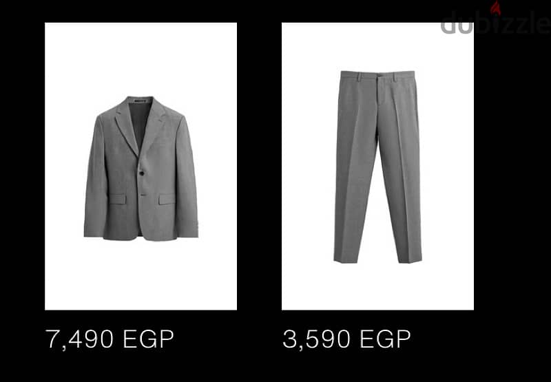 Zara suit one time use 7