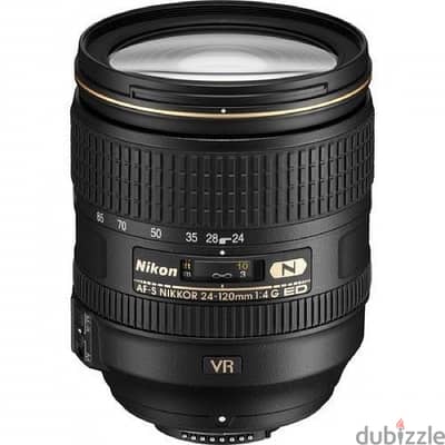 عدسة نيكون AF-S FX NIKKOR بحجم 24-120 ملم F/4G ED