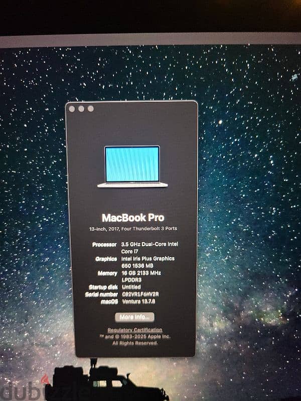 (USED) Macbook 2017 2