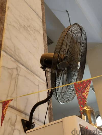 مروحه كبيره موتور نحاس ٧ مراوح