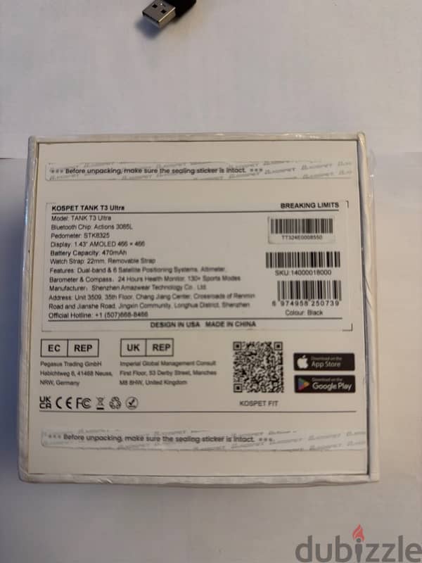 Smart Watch Kospet T3 Ultra 7