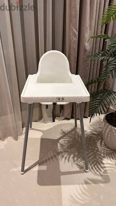 ikea baby chair with tray