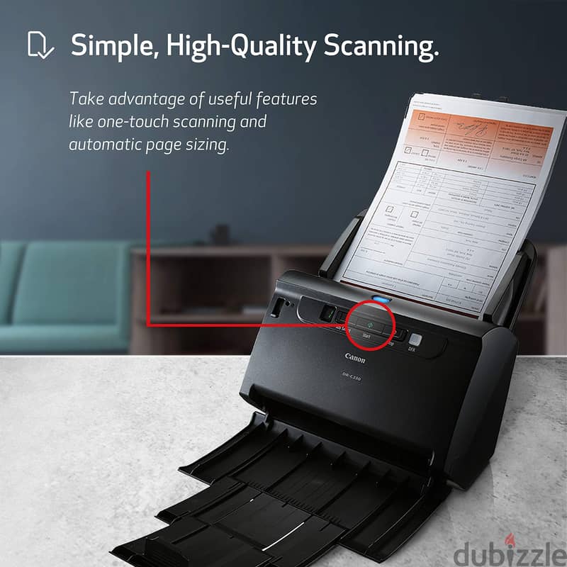 Canon DR-C230 imageFORMULA scanner 3