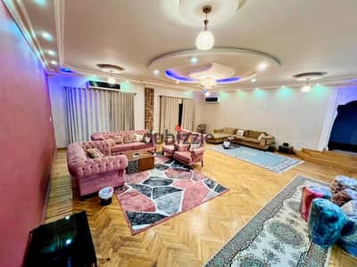 شقة مفروشة للايجار المعادى ٣ غرف مكيفة