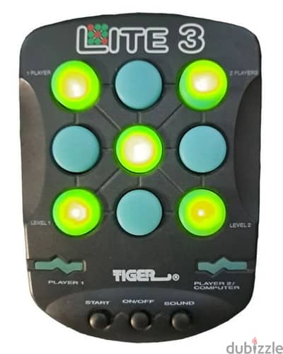 لعبة X-O (إكس أو)  أصلية سنة 1996 لعبة الذاكرة والذكاء Tiger Lite 3