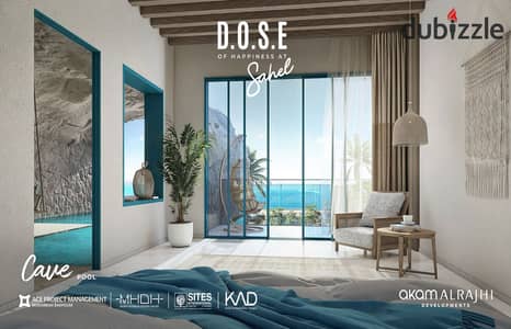Finished 1bed chalet in Ras elhekma near Water way