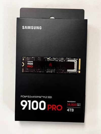 Samsung 9100 pro 4tb جديد متبرشم