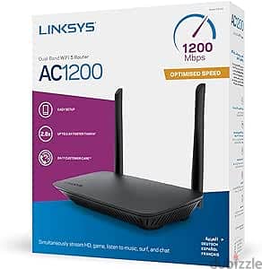 Linksys WiFi Router Dual-Band AC1200 (WiFi 5) E5400