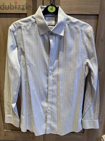 Charles Tyrwhitt Shirt Blue15.5” 34 Sleeve Cuff