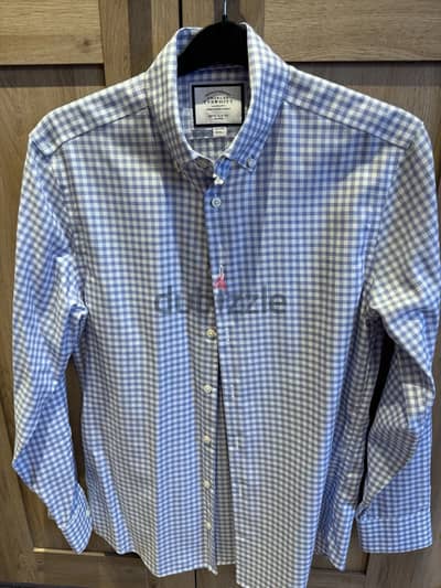 Charles Tyrwhitt Shirt Blue 15.5” 34 Sleeve Cuff-3