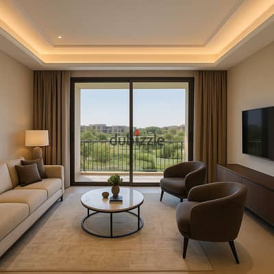 Only with a 10% down payment, seize the opportunity for a 3-room apartment for sale at a bargain price with a wonderful view in the finest compound in October