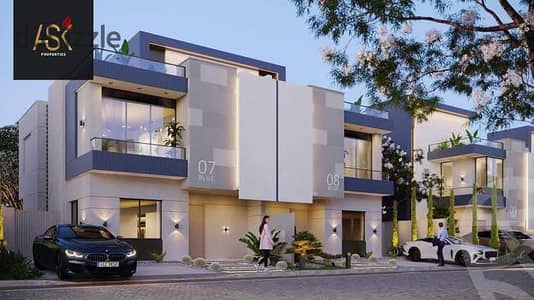 Near Nile University, an apartment for sale, 160 sqm plus a 93 sqm rooftop, with a low down payment and the best payment plans