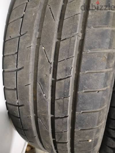3 اطار مقاس 55 /205/16 ديبلوس بحاله جيده ميشلان