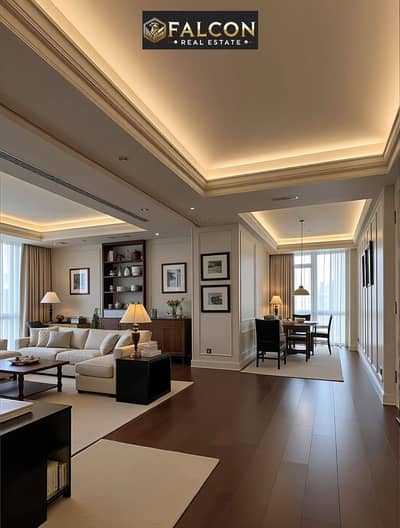 Apartment for sale immediate delivery fully finished 3 bedrooms in Sheraton in front of Cairo International Airport and next to Taj City & Isola