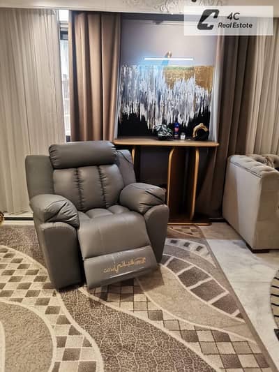 For sale at below market price: a fully furnished and equipped apartment with a pool view in Azad Compound, Fifth Settlement, with a prime layout, rea