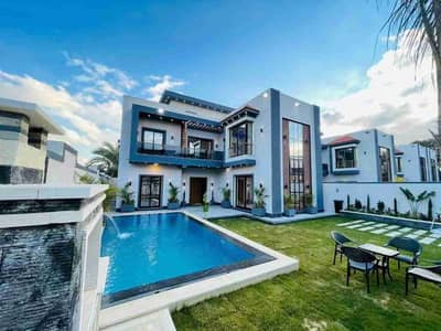 Modern villa registered blue contract inside Zahra Al-Khalij compound