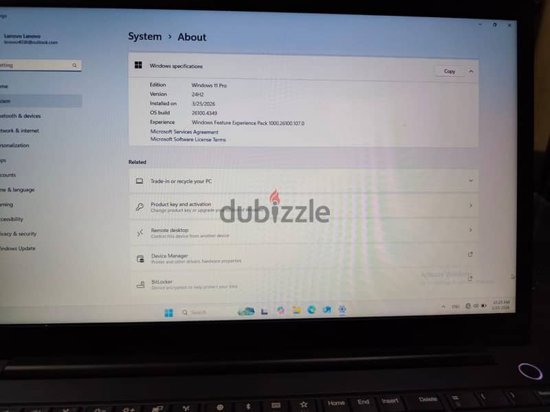 Lenovo Thinkpad E15 Used Like New 1