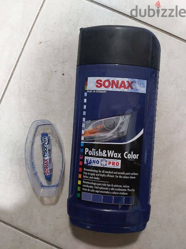 sonax polish and wax blue color 1