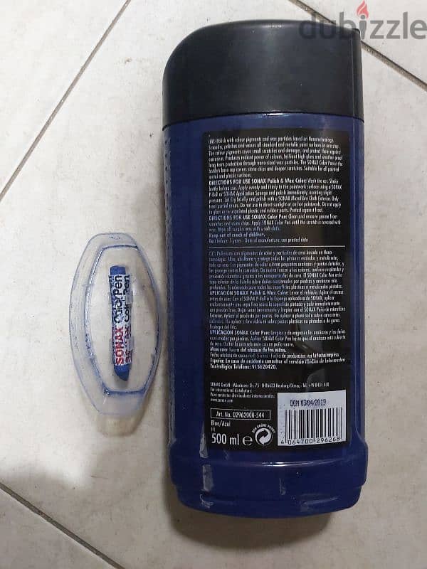 sonax polish and wax blue color 2