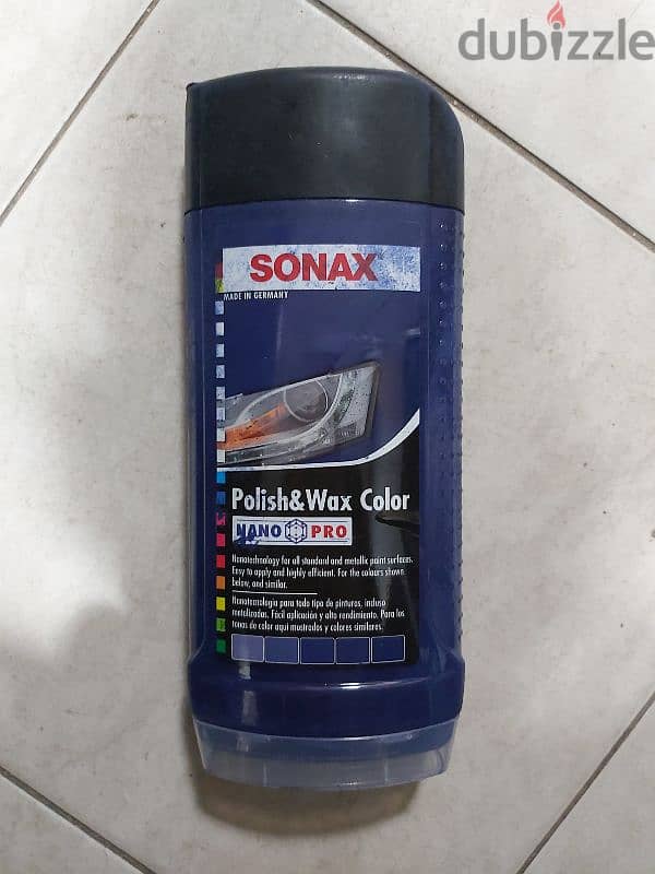 sonax polish and wax blue color 3