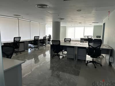 furnished office for rent in new cairo 1st settelment near mirage