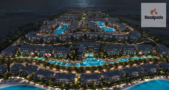 بسعر أقل من سعر السوق: شاليه للبيع غرفتين في كون Koun North Coast بمقدم  (( 3,056,696 )) وإجمالي !!!