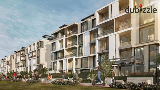 Apartment for sale with cash discount and near delivery in Sheikh Zayed, in Ever West project, next to Misr University and Marakez Compound.