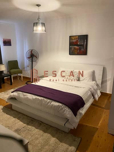 Furnished apartment for rent in Madinaty B6, extra super deluxe finishing, close to services, prime floor