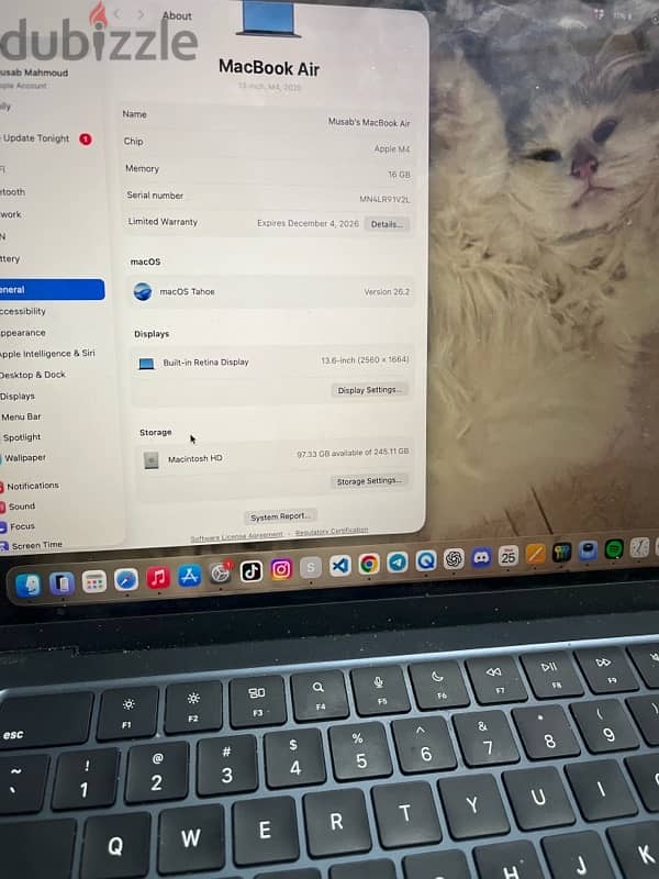 Macbook m4 air 2