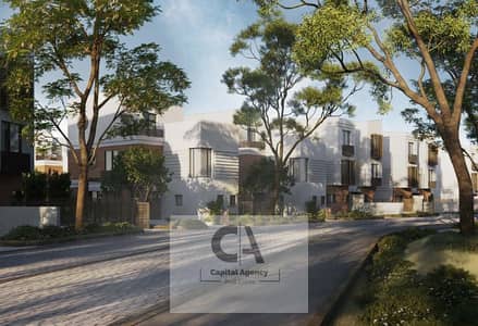 Twin house for sale in Scenes Compound next to Bloomfields in the heart of Mostakbal City with a 5% down payment and installments over 5 years Scenes